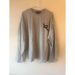 Vintage Rocawear Long sleeve Shirt Men's 2XL Gray Crew Neck Hip Hop